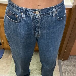 These are Harley Davidson jeans. Size 10.